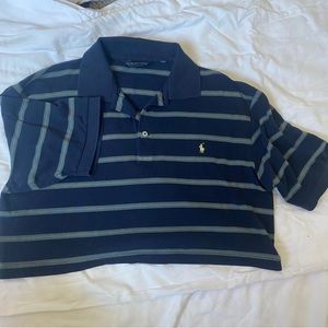 Vintage Cropped Polo Tee